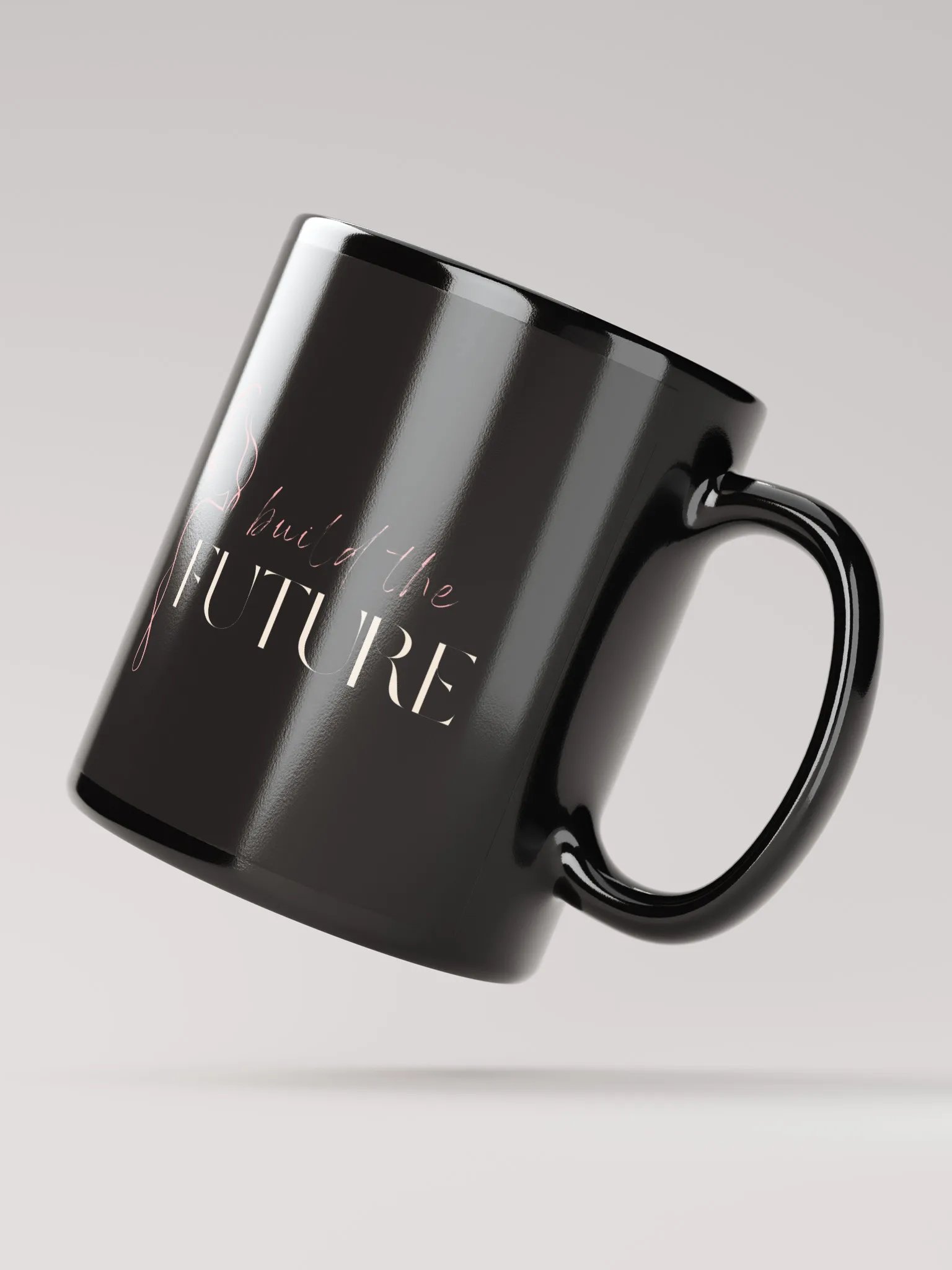 Black Glossy Mug GMFB0118 product image (2)