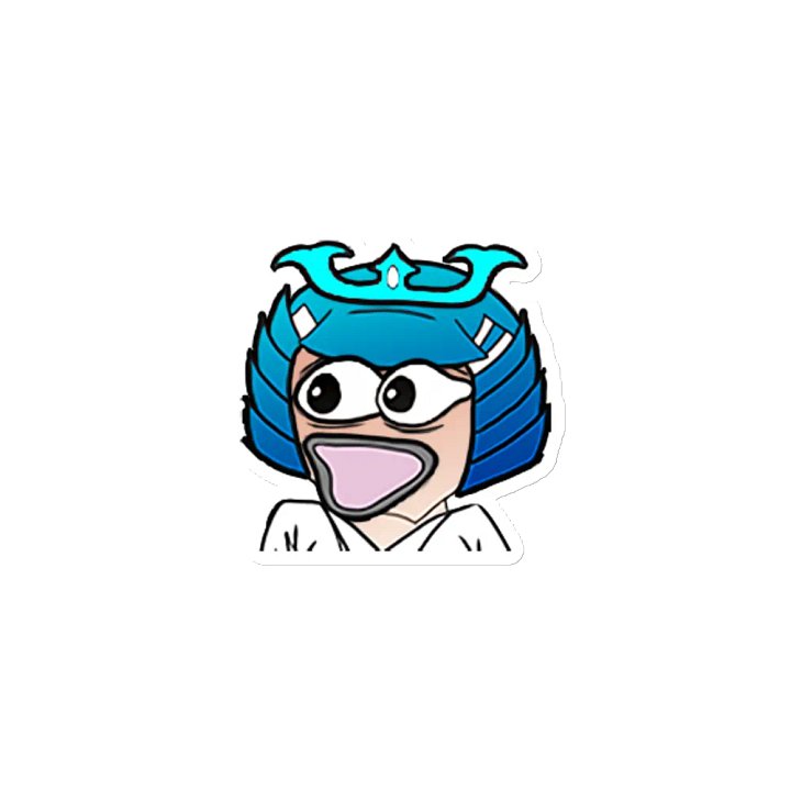 Samurai Poggers Die-Cut Magnet product image (1)