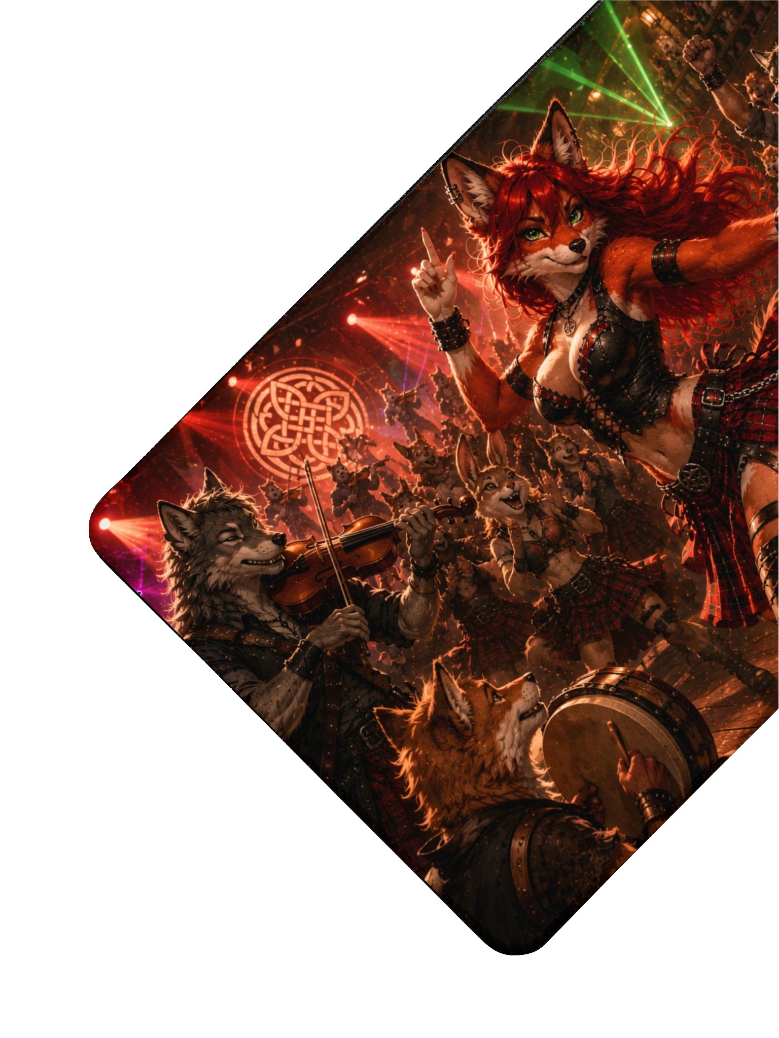 Red Fox Reel Deskmat product image (3)