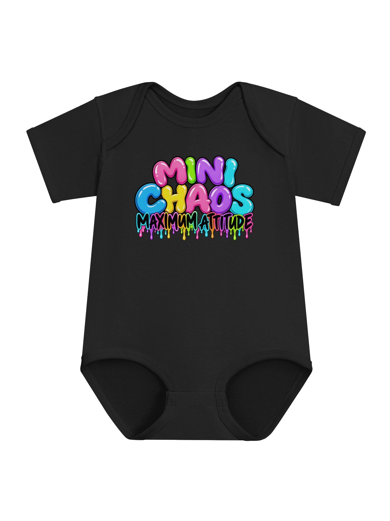 Mini Chaos, Maximum Attitude Baby Bodysuit product image (1)