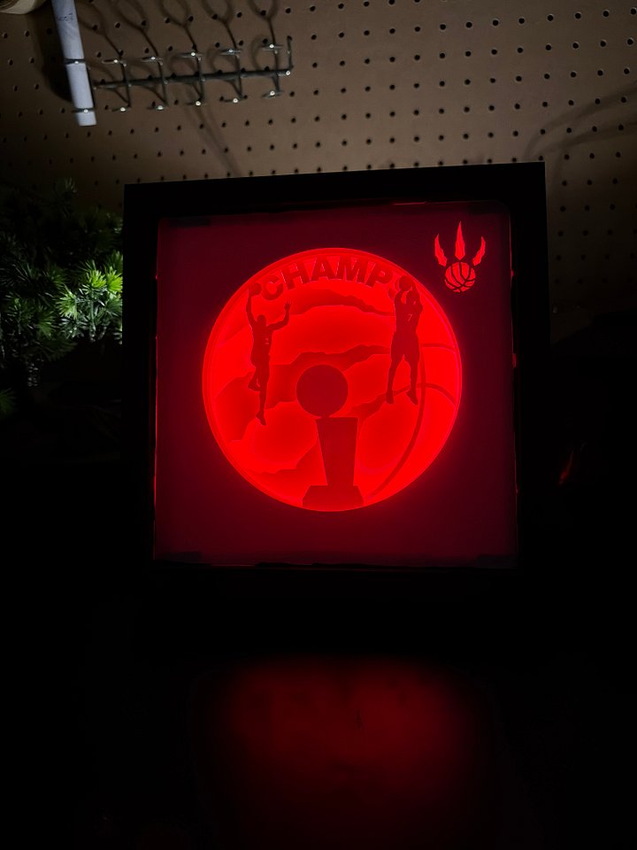 Raptors 8x8 Lightbox product image (1)