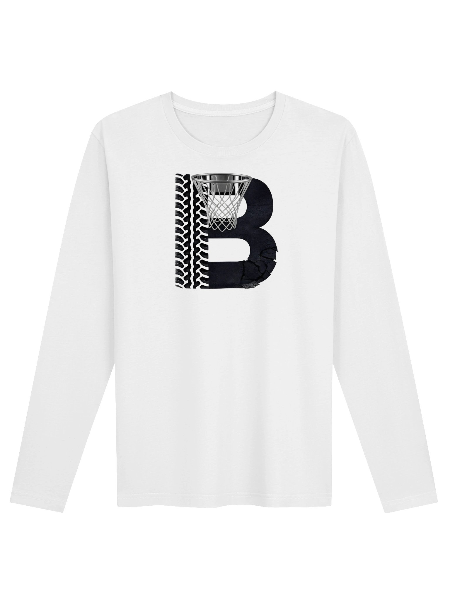 Blacktop Brand Basketball Long Sleeve Tee product image (1)