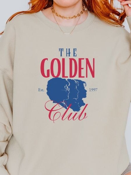 The Golden Club Retro Cozy Minimalist Fall Sweatshirt product image (11)