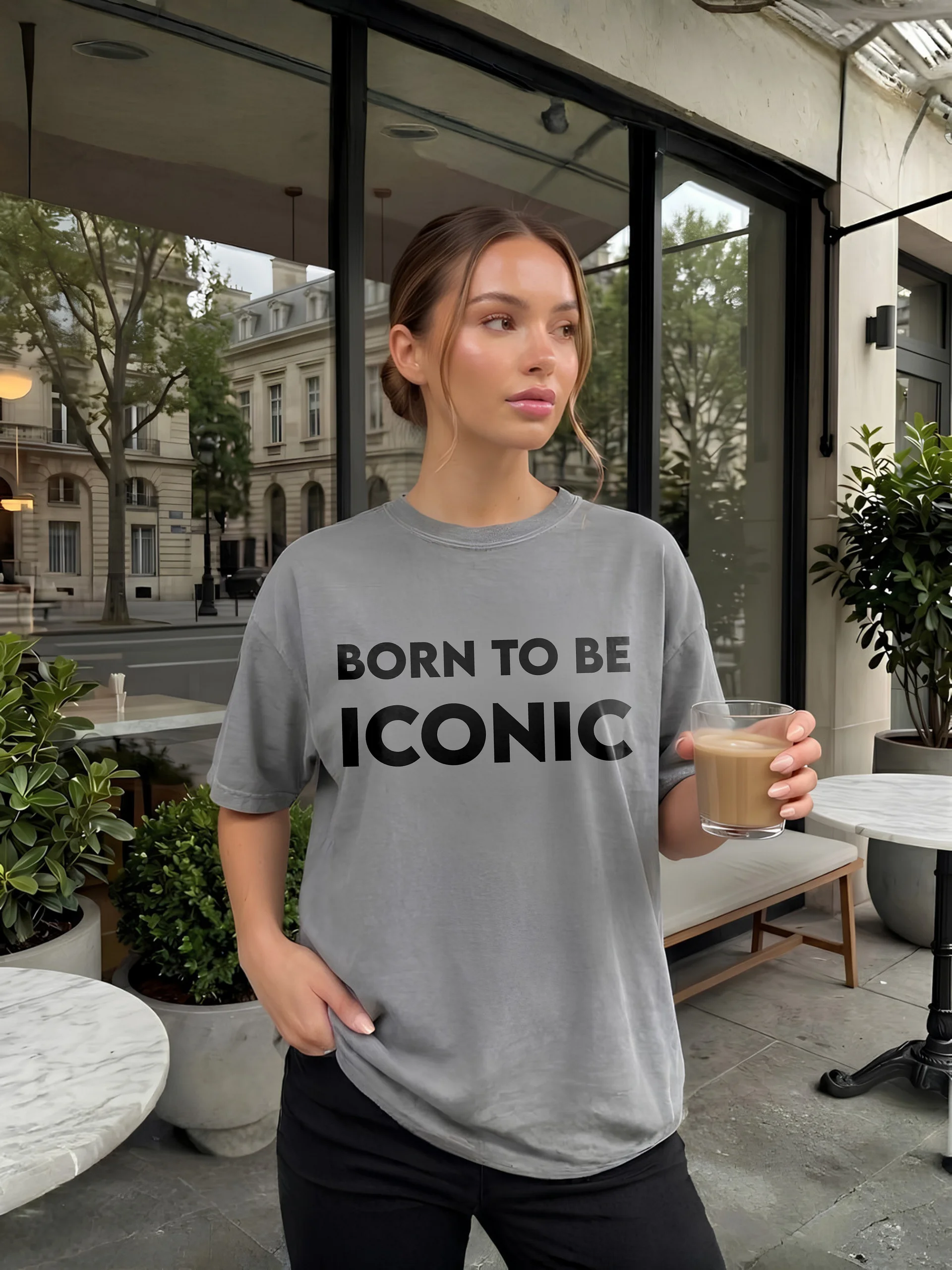 Born To Be Iconic T-shirt product image (1)