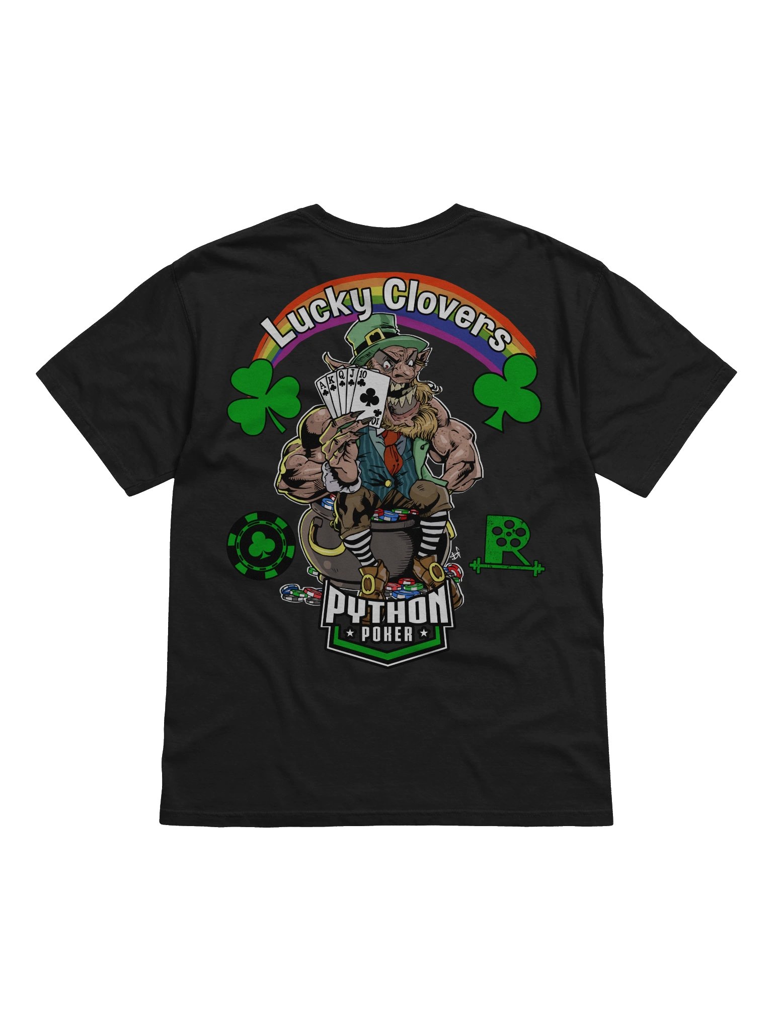 Python Poker - Lucky Clovers Tee product image (3)