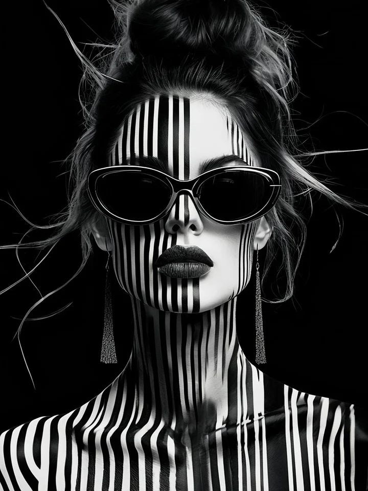 Striped Vision Framed Art Poster product image (1)