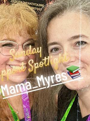 This Sunday spotlight goes out to my incredible friend, the AMAZING @Mama_Myres 📚  This woman is beyond generous with her time, shows love and support to everyone in the community and is one of the best people I know!  AND I GOT TO HUG HER!!! 🤗🥰# So show some love to someone who will, without question be one the best follows you’ll make on this app!  Cheers to you, Jess! Love you, lady! 💕🫶🏼👑