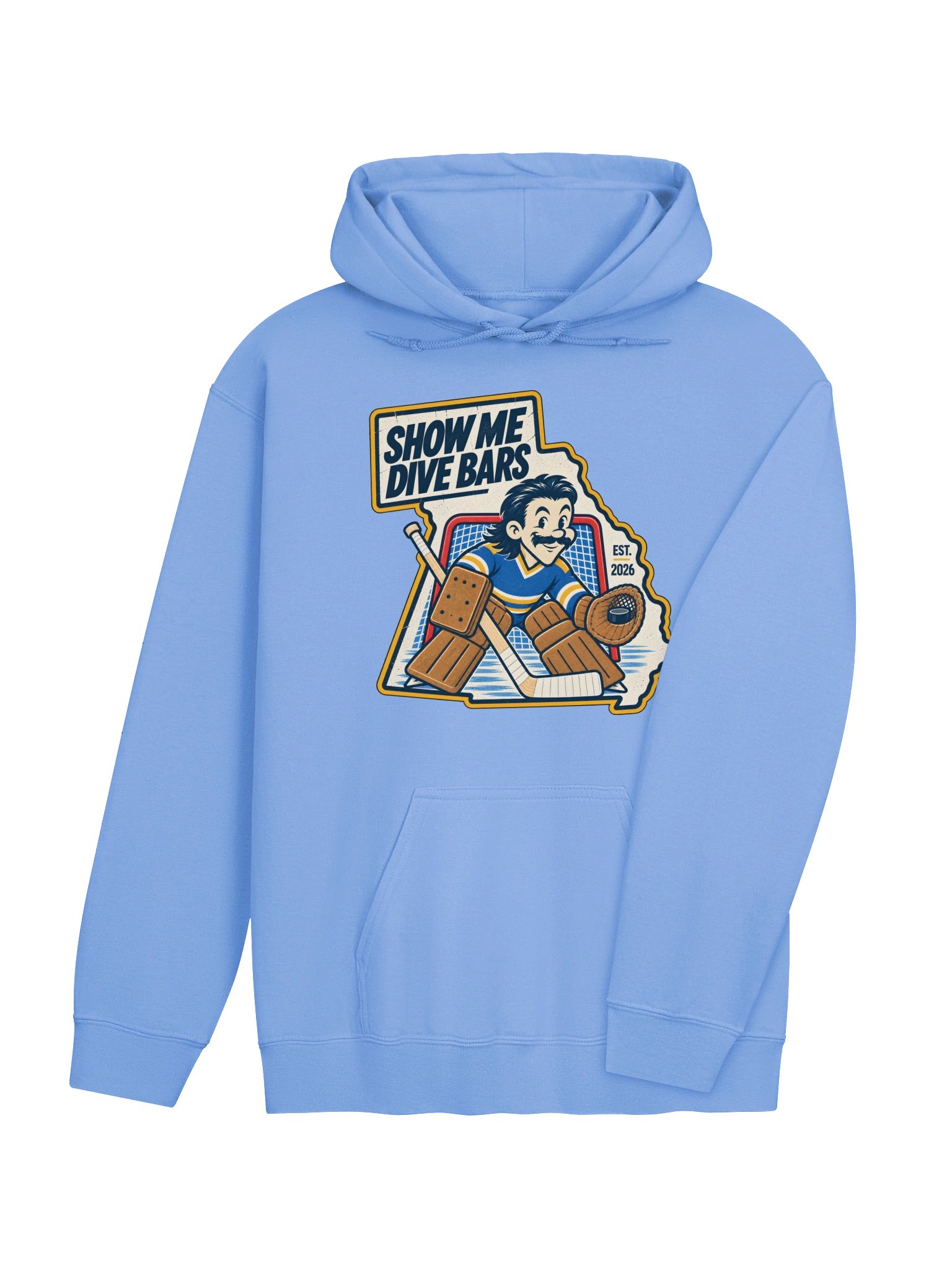 Earl Goalie Hoodie - Powder Blue product image (4)