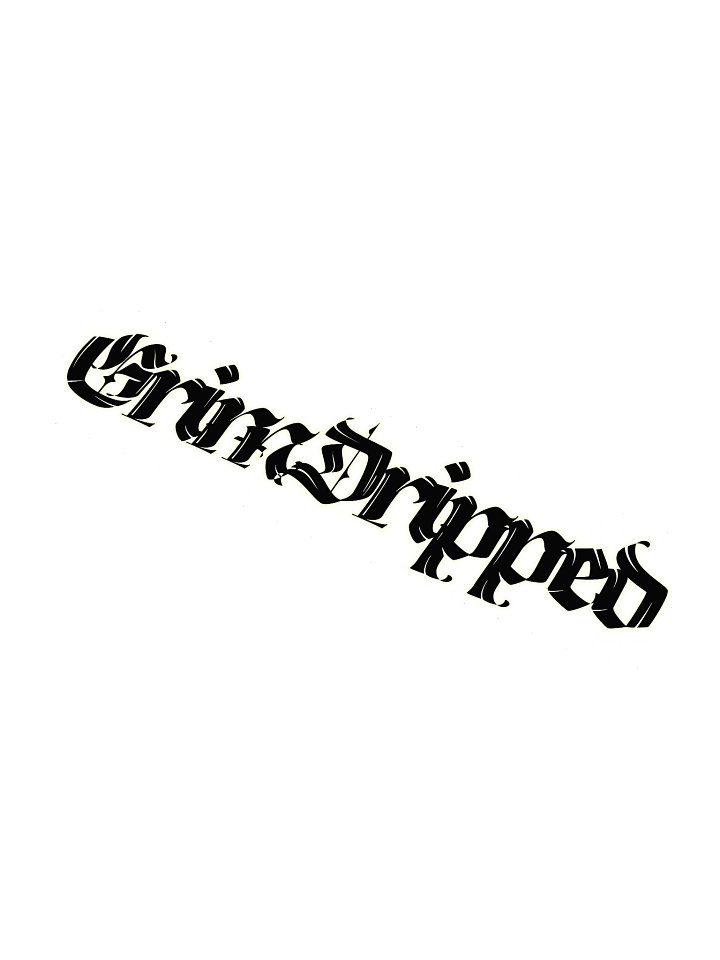 GrimDripped Banner Sticker product image (1)