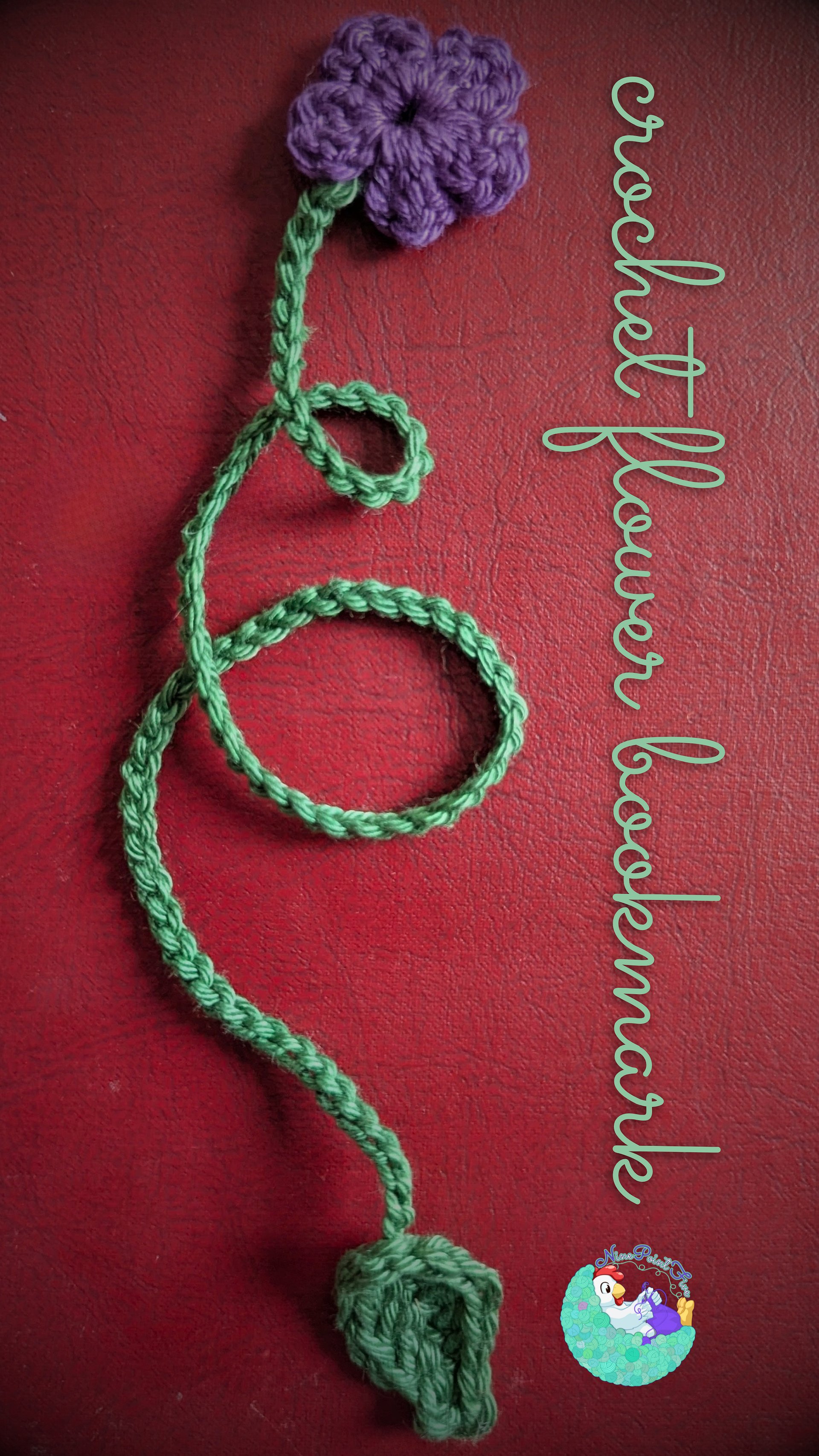 Crochet Flower Bookmark product image (1)