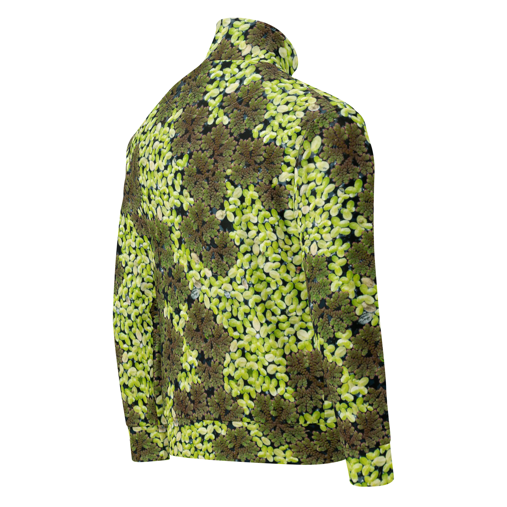 Verdant Life Light Recycled Unisex All-Over Print Botanical Track Jacket product image (2)