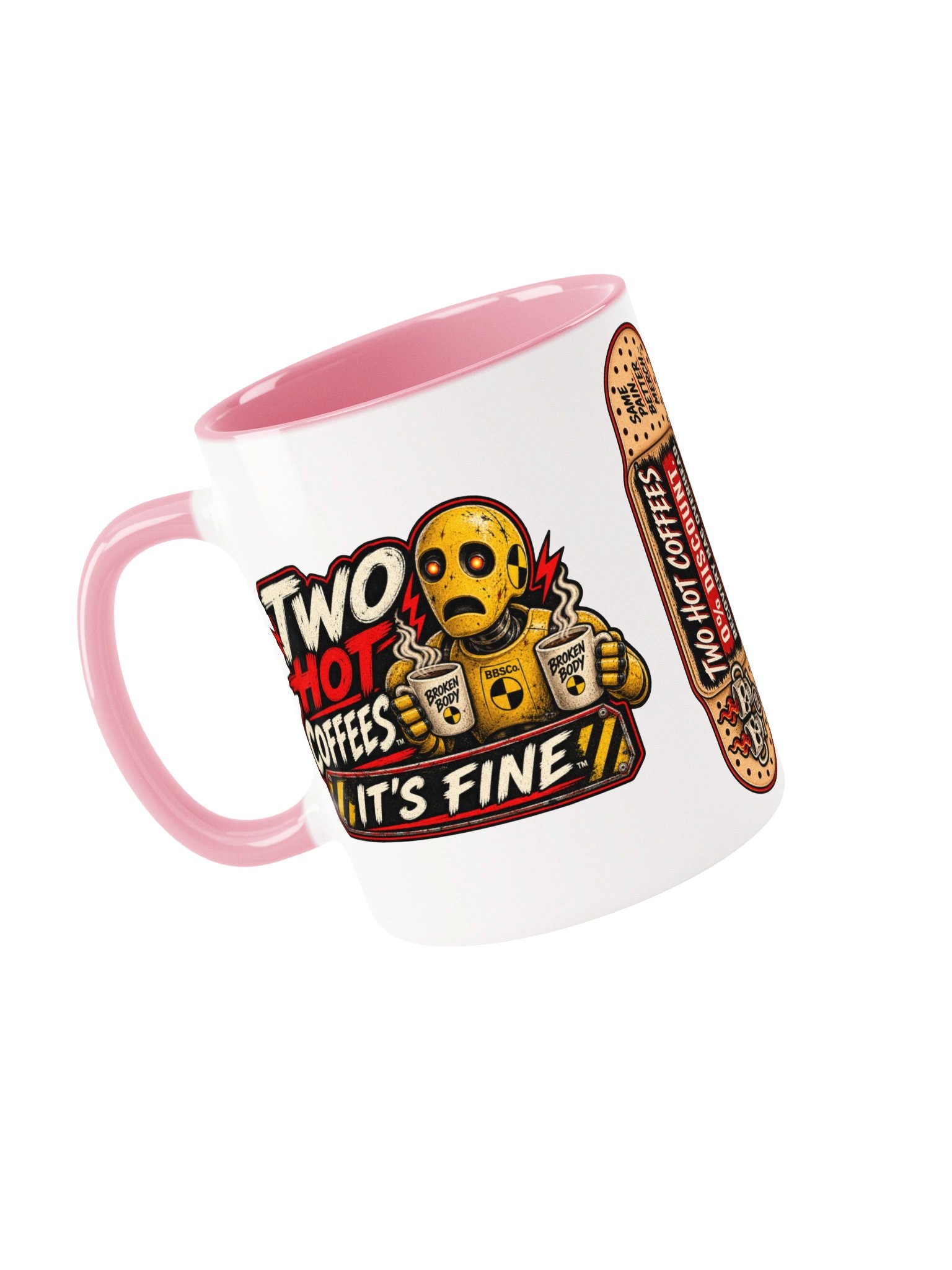 TWO HOT COFFEES™ — WHEN HAS TWO HOT COFFEES NOT MADE EVERYTHING FINE? — MUG product image (33)