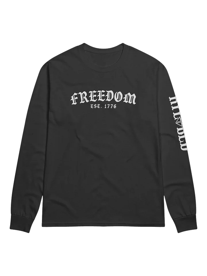 1776 LONG SLEEVE (WHITE LOGO) product image (1)