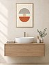 Boho Rainbow Sun Print | Abstract Bathroom Wall Art