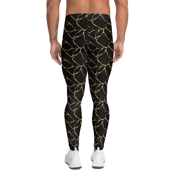 Broken Marble Luxury Stone Men’s Leggings product image (2)