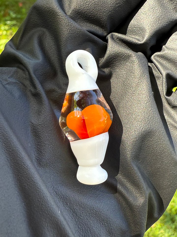 White Lotus Lava Lamp Pendant product image (1)