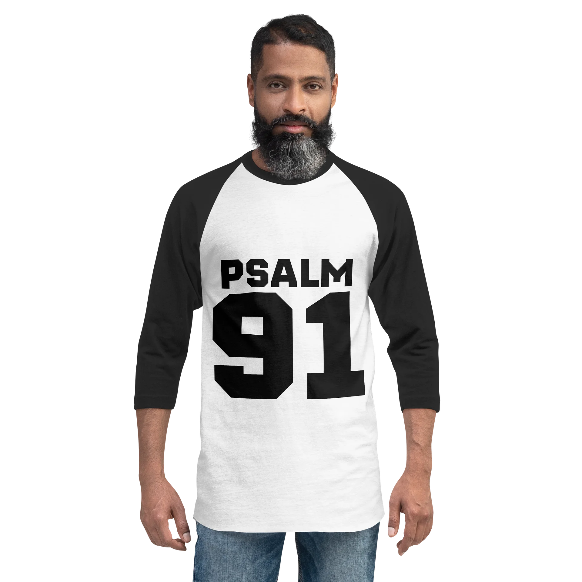 Psalm 91 Raglan Tee product image (1)