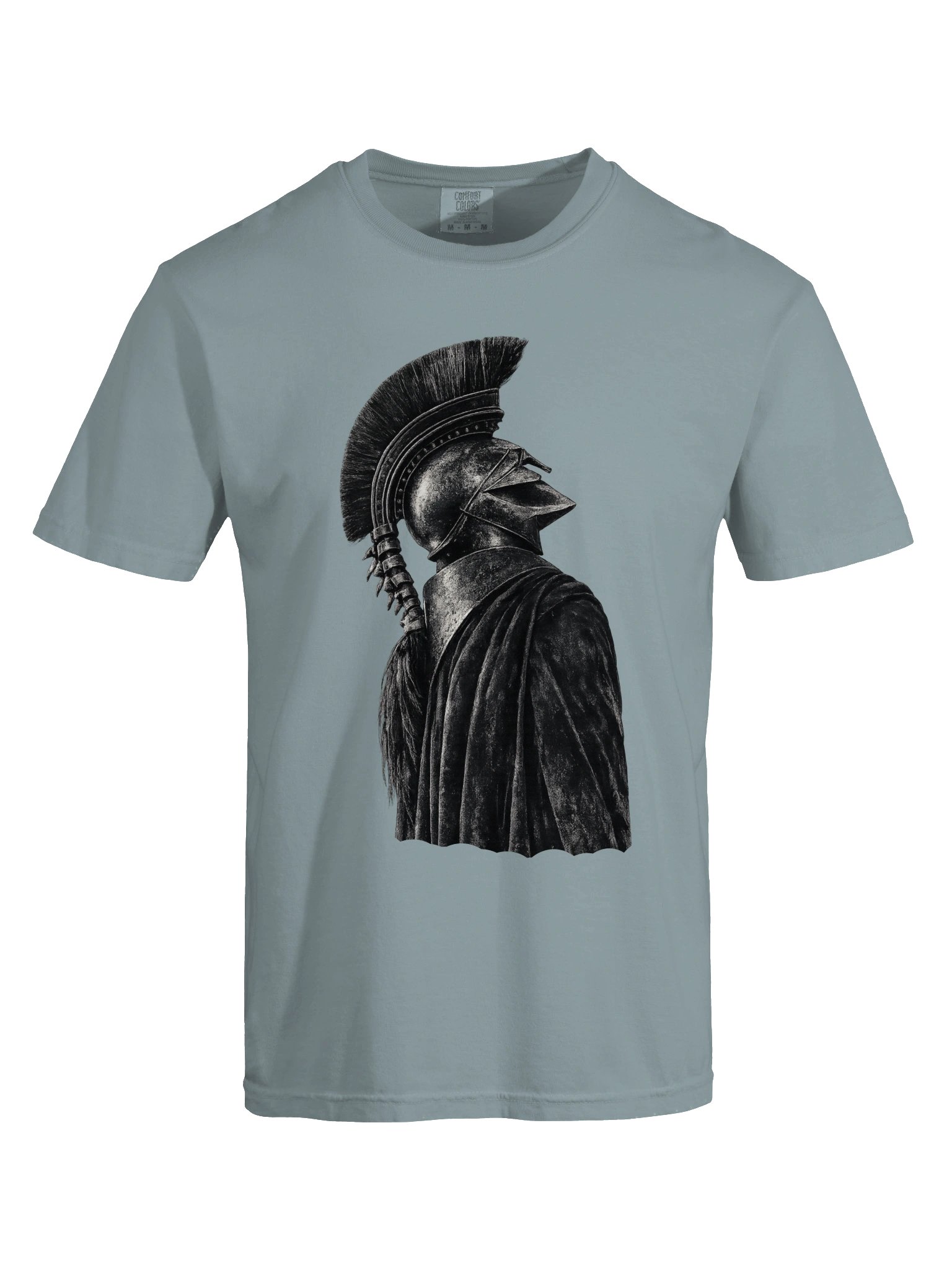 Ancient Spartan Warrior Graphic Tee | Greek Helmet Mythology Shirt product image (5)