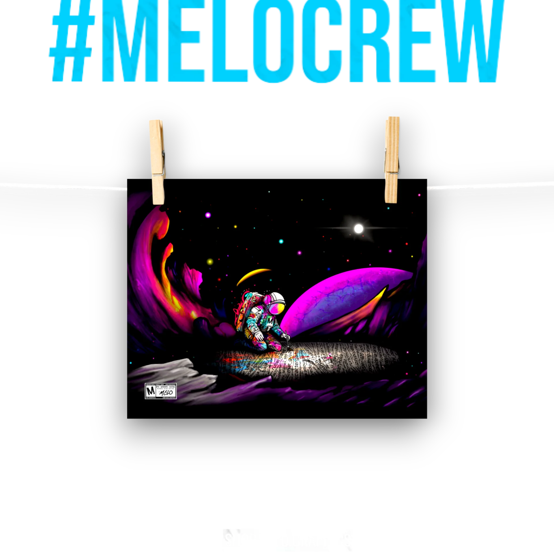 #MELOtober 2023 MELO CREW Founders - Personalized Poster | #MadeByMELO product image (5)