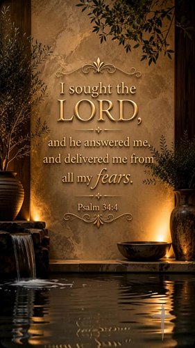 Psalm 34:4 and more @beinspired.music 🤍

When fear tries to take hold, there is always hope, an answer, and the strength to m...