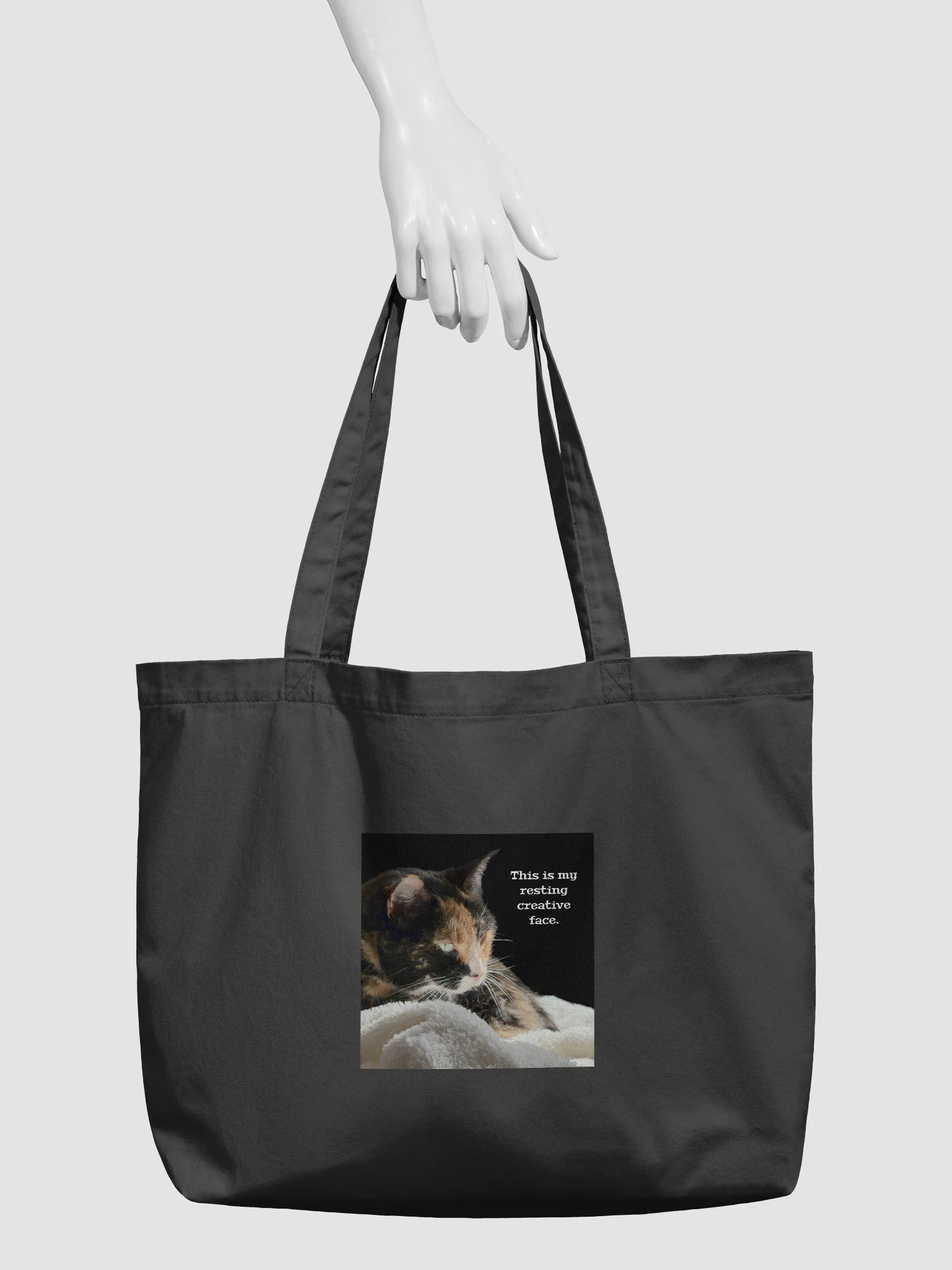 This is my resting creative face. Tote product image (3)