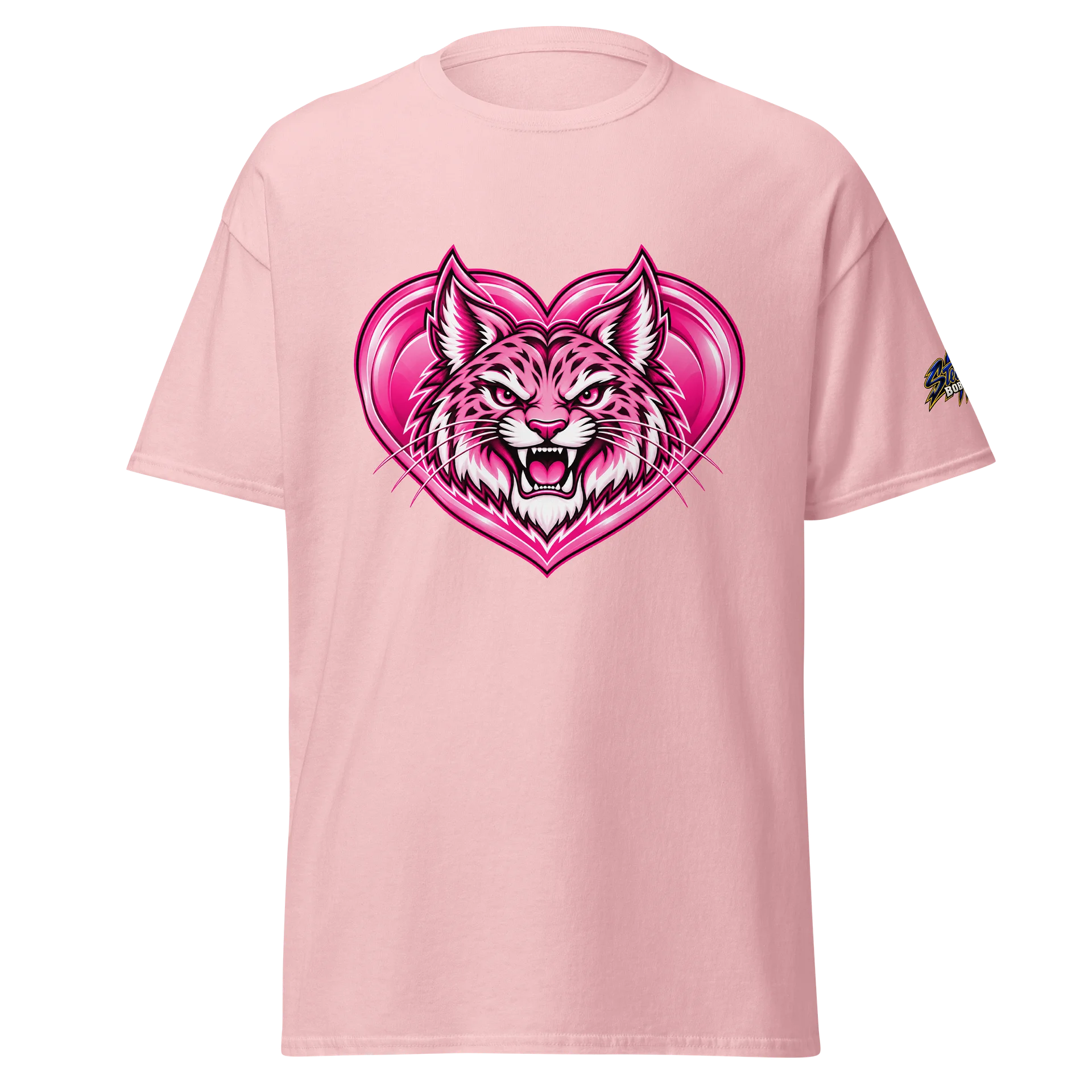 Neon Pink Bobcat Heart Tee product image (1)