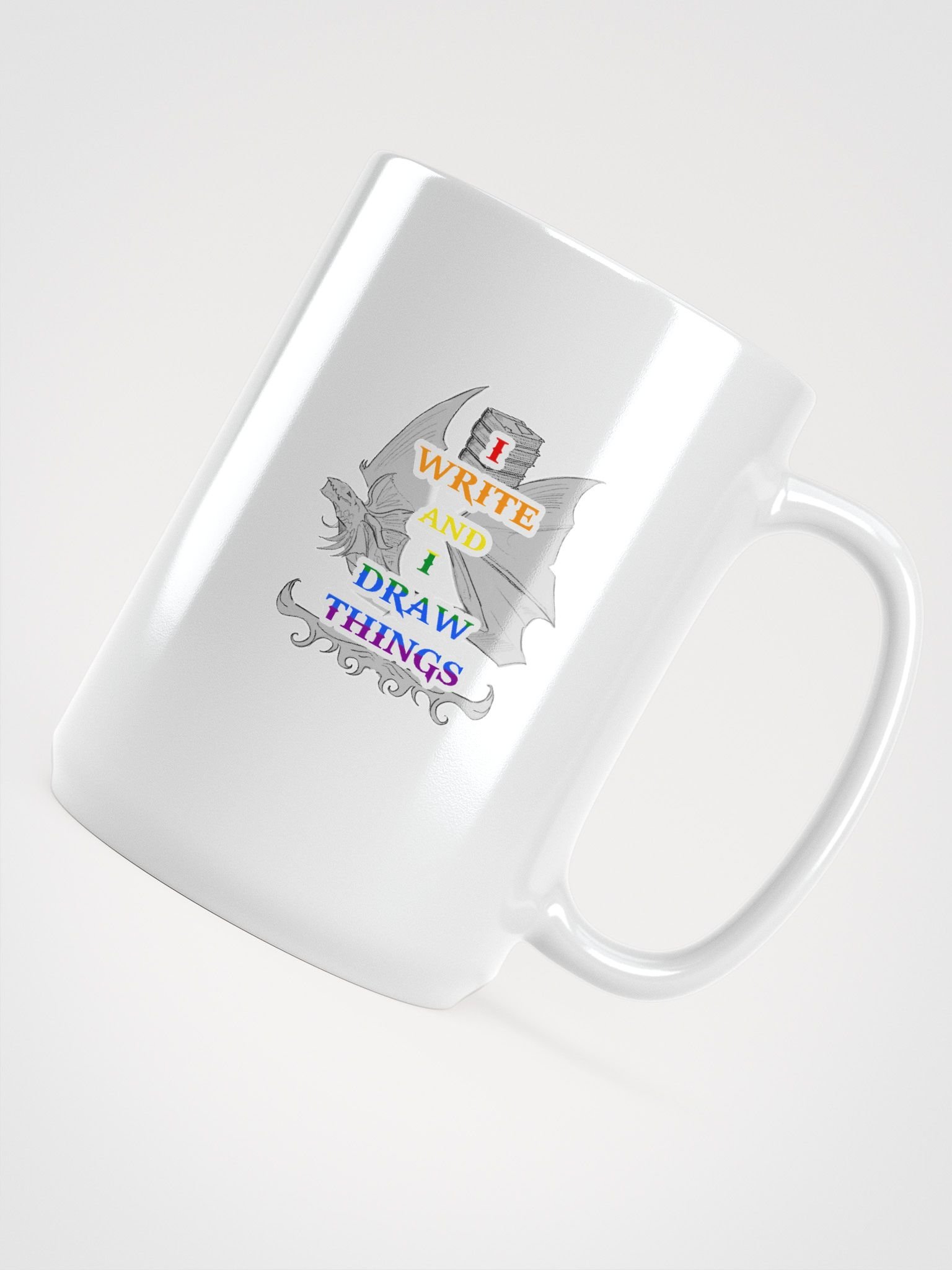 I Write And I Draw Things - Mug - Pride product image (4)