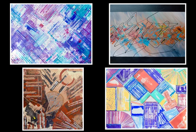 Abstract Original Paintings