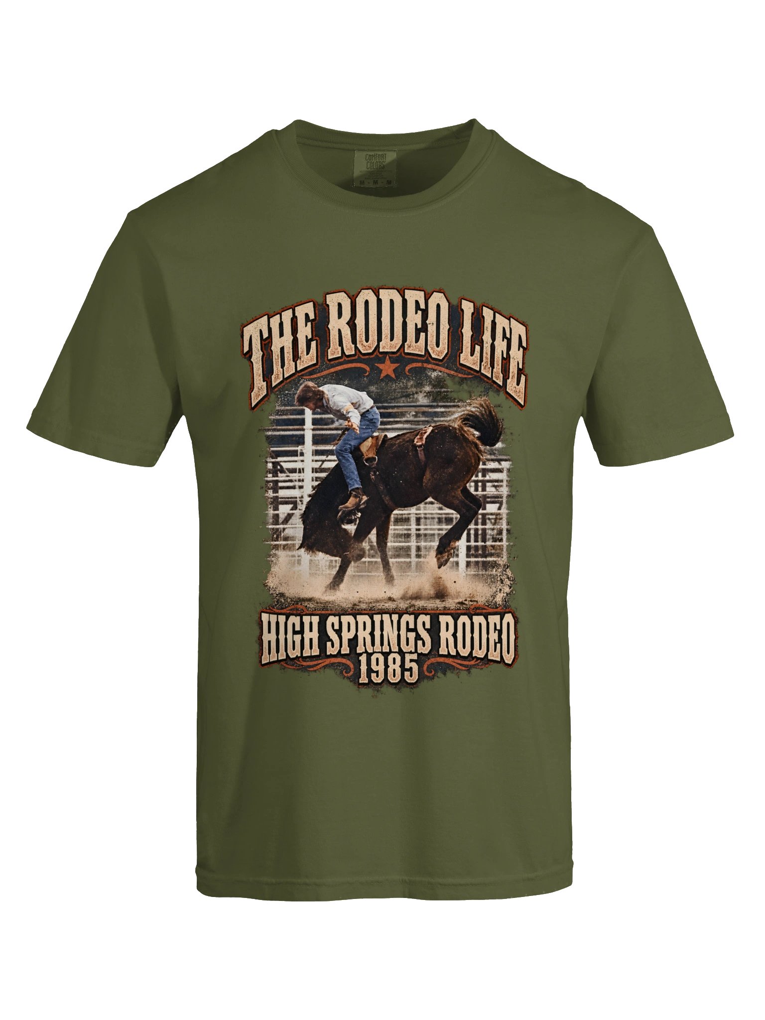 Vintage Bronc Riding Shirt — High Springs Rodeo 1985 | Broken Arena™ product image (10)