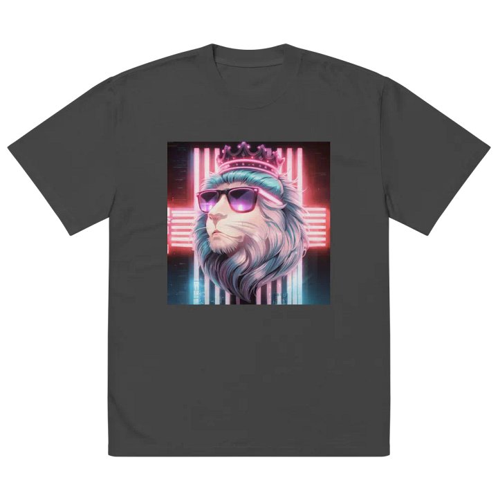 Royal Lion Neon Crown T-Shirt product image (2)