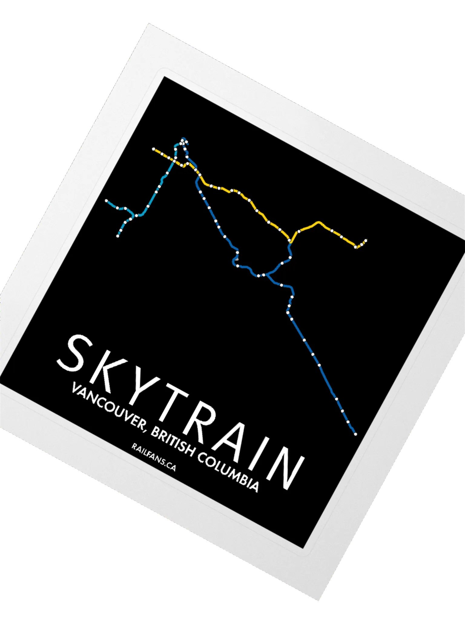 The Rail Fans Canada Transit Sticker - SkyTrain product image (4)