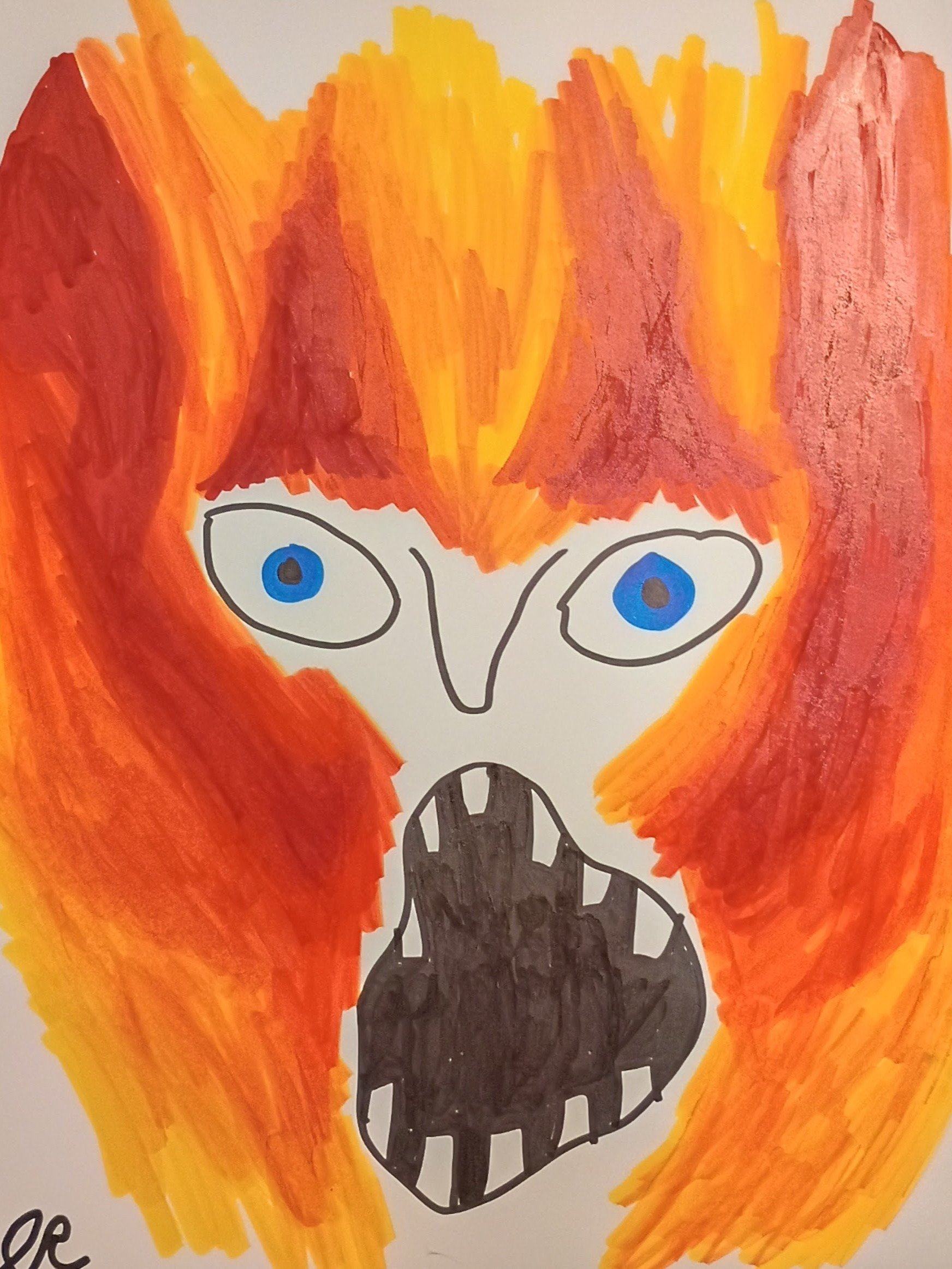 Hellfire and Brimstone Original Drawing product image (1)