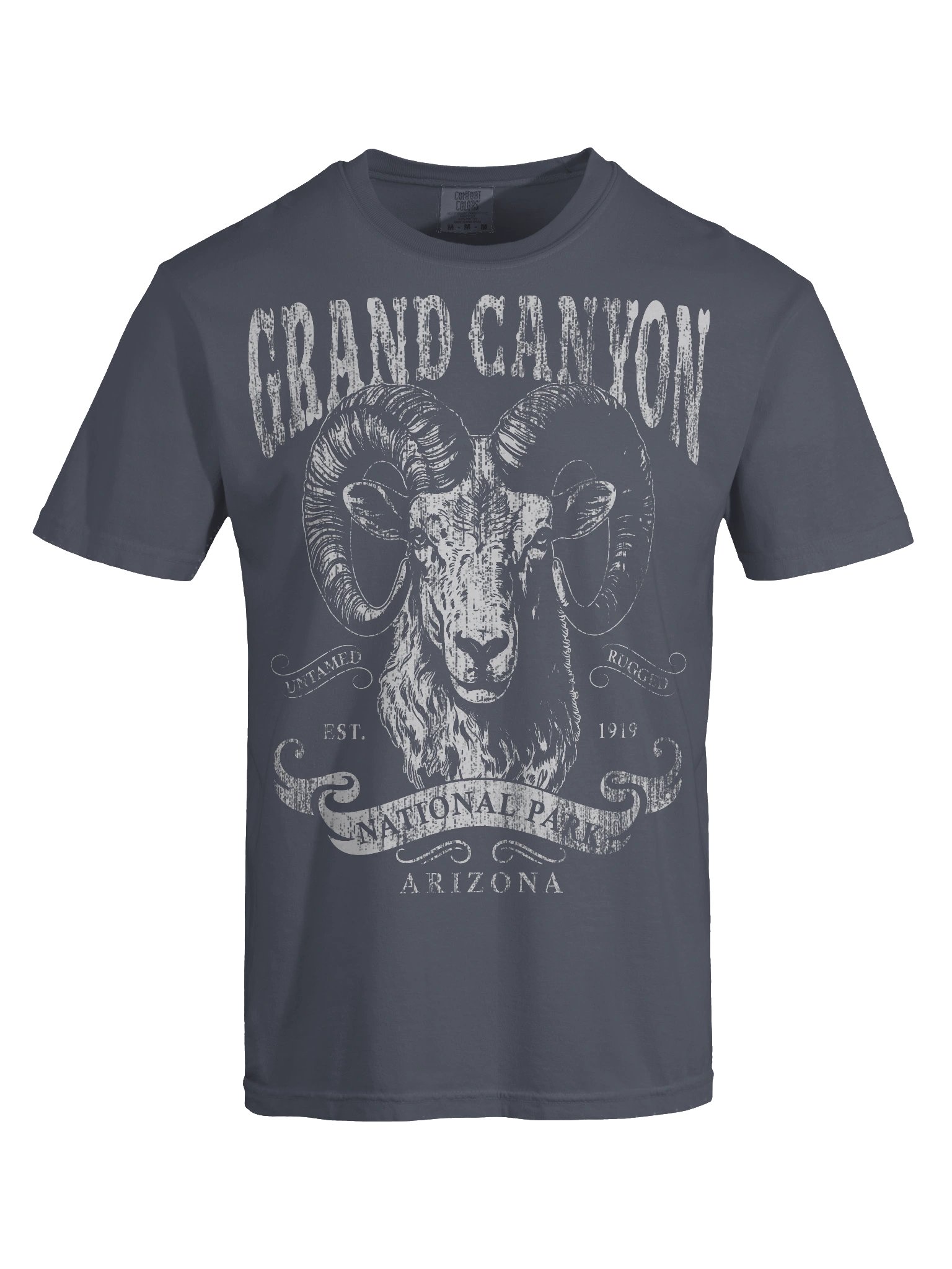 Grand Canyon Shirt – Vintage Ram National Park Arizona Graphic Tee product image (8)