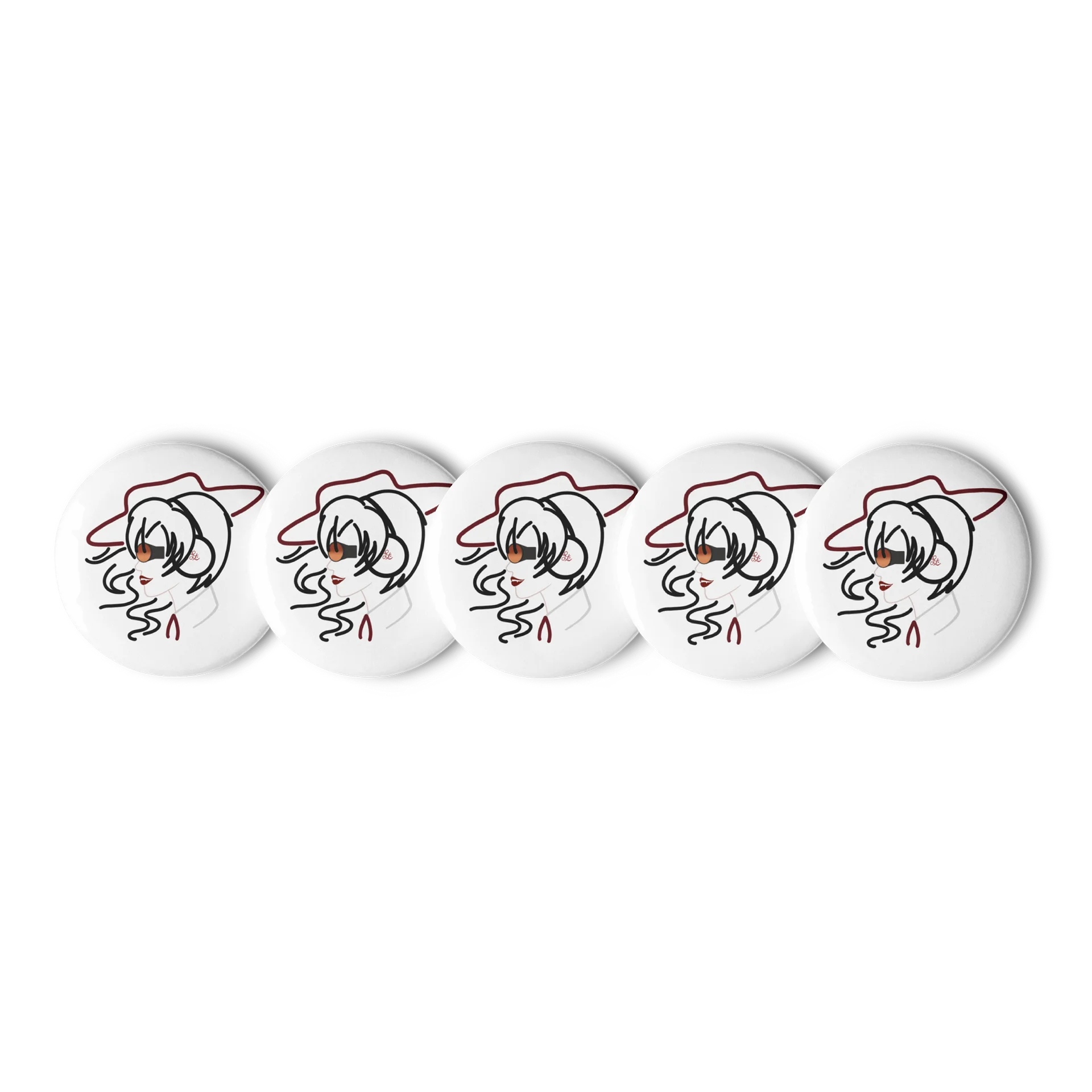 Red Hellsing Pins product image (1)