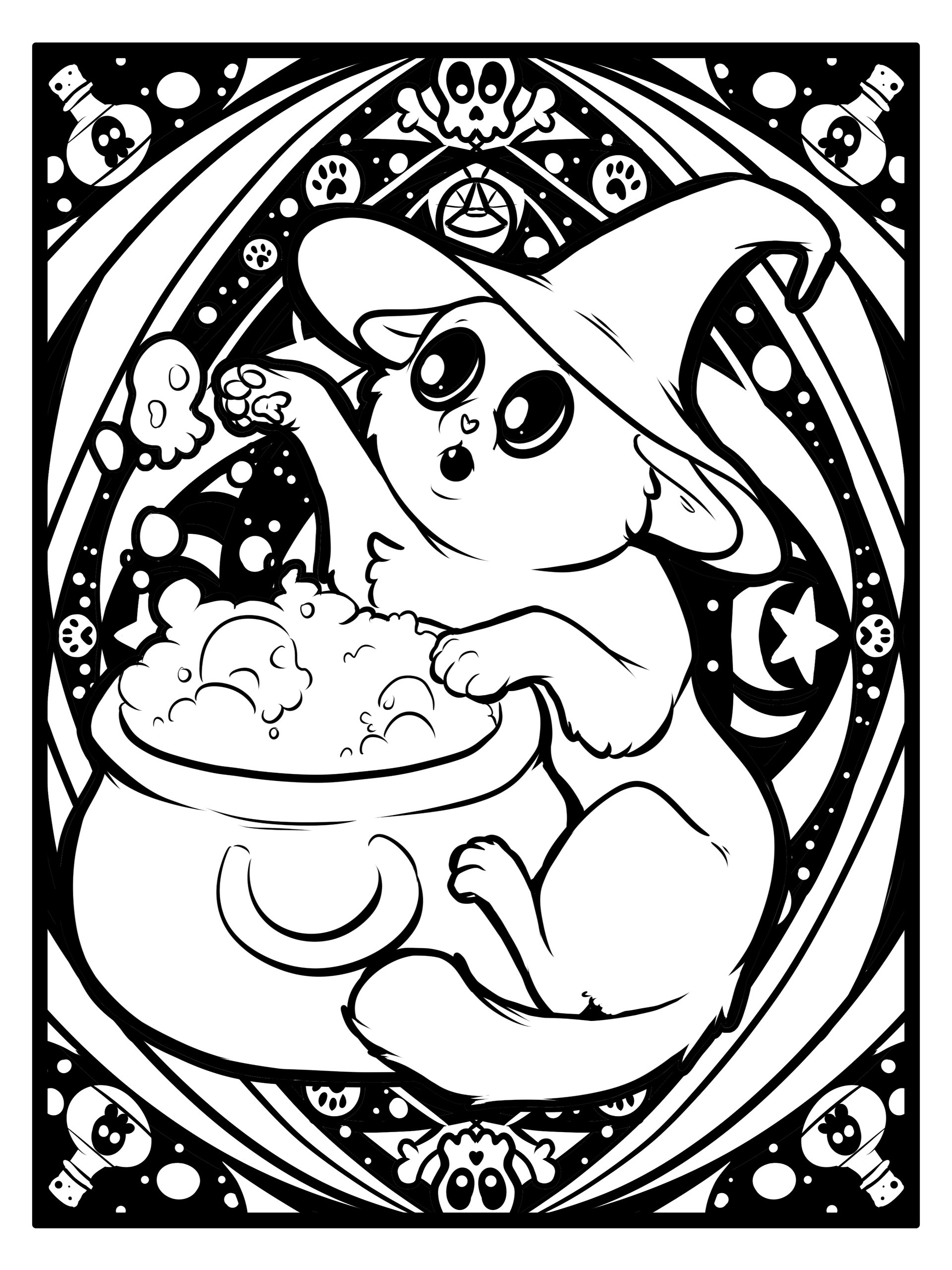 Halloween Pets - Coloring Pages product image (6)