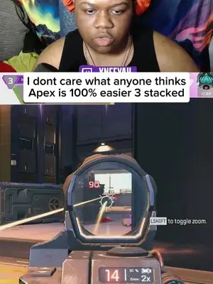 I rarely stack but damn is it easier but also more fun #apex #apexlegends #apexlegendsclips #xneeyah #girlgamer 