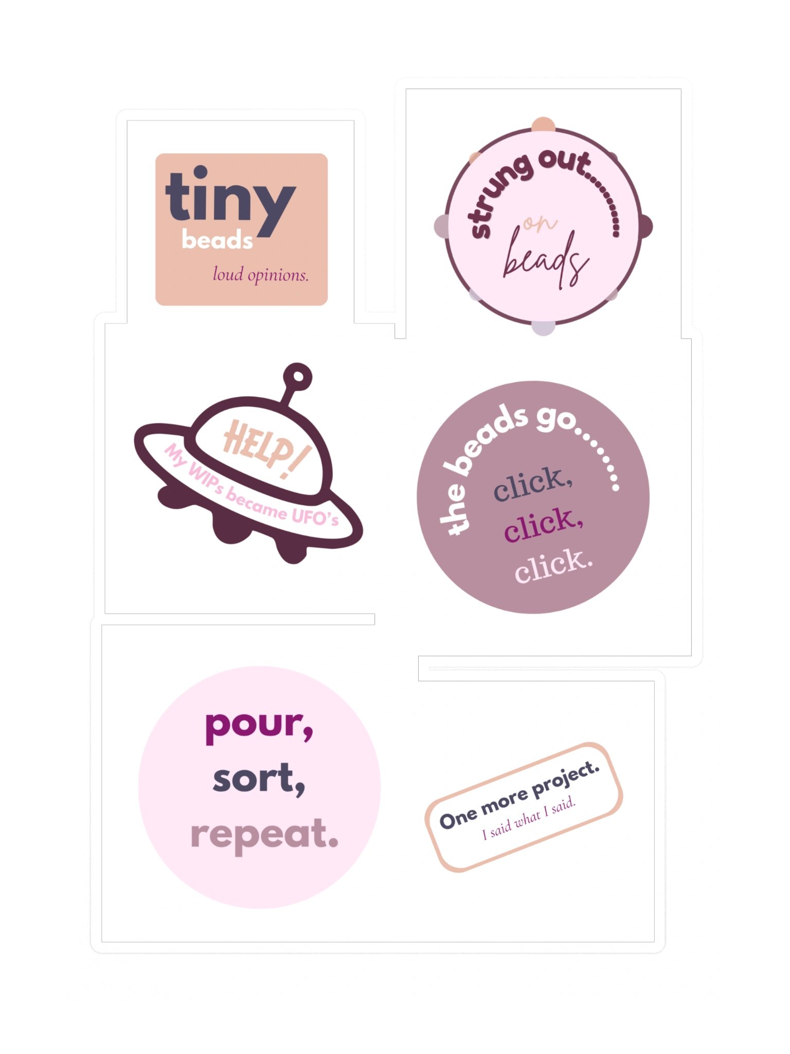 On A String Sticker Sheet product image (3)