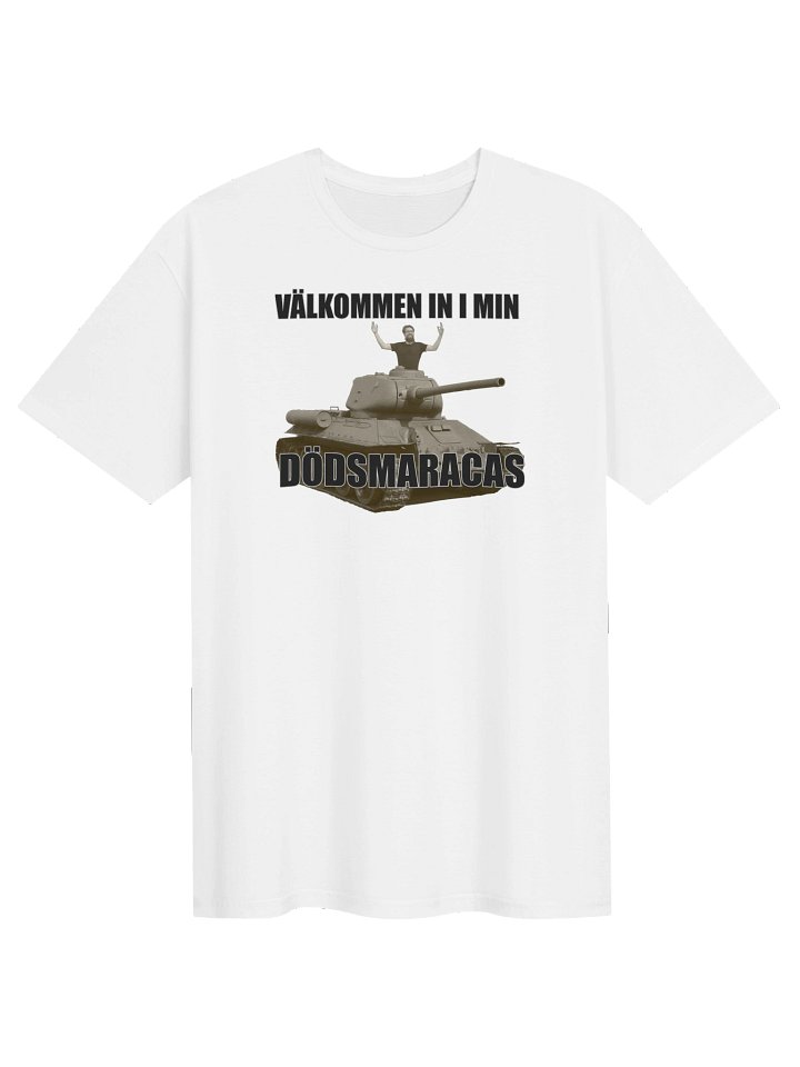 Välkommen in i min dödsmaracas! (Herr T-shirt) product image (1)