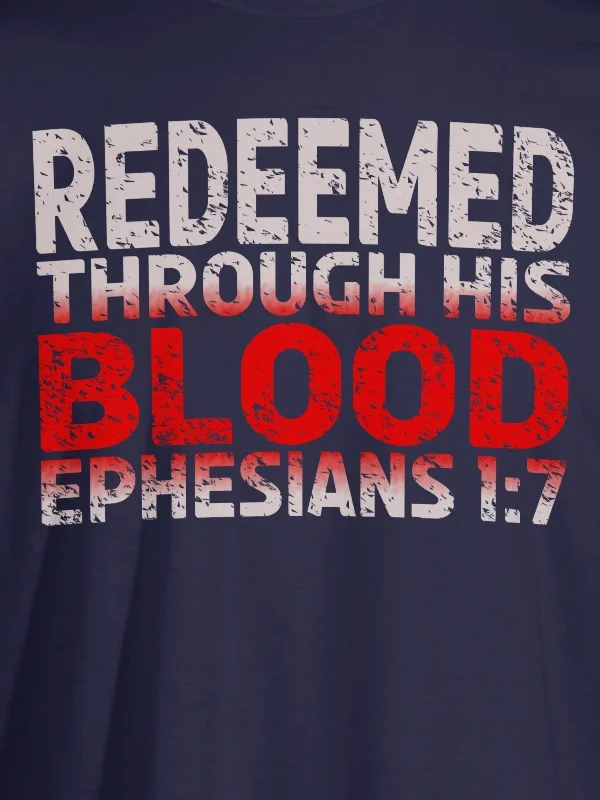 Redeemed Through His Blood T-Shirt product image (14)