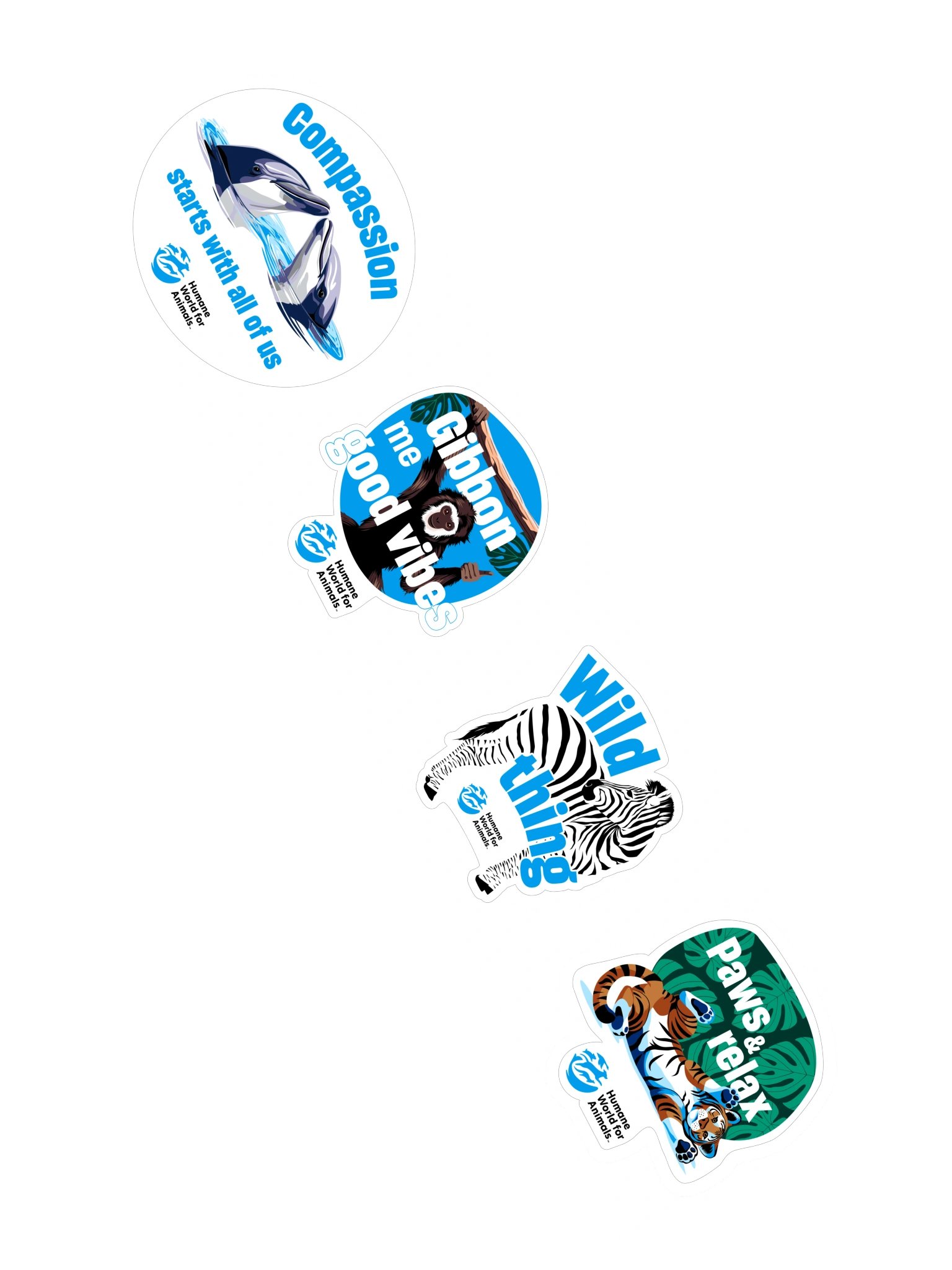 I love wildlife stickers – Set of 4 product image (7)