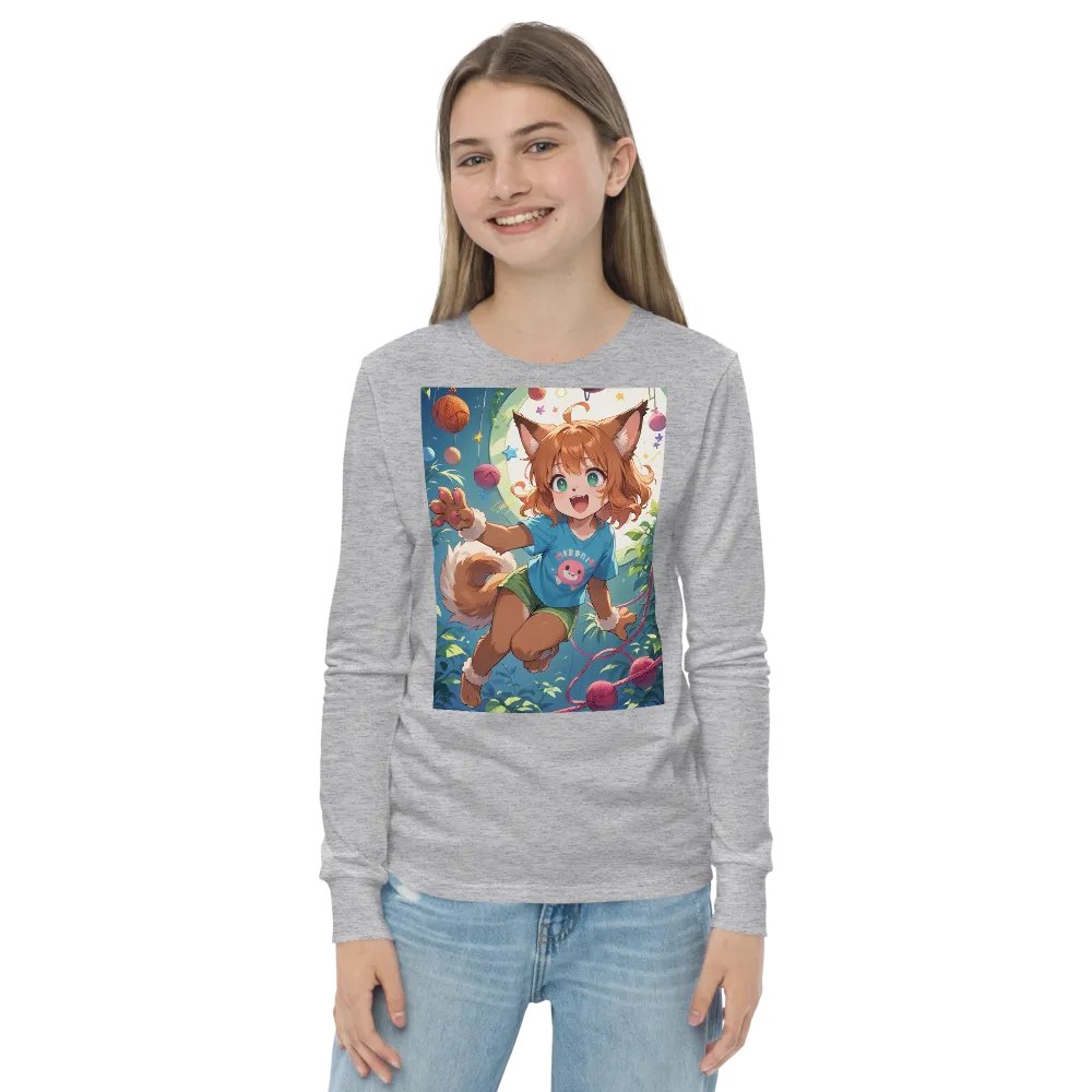 Animated Cat Girl Long Sleeve Tee product image (21)
