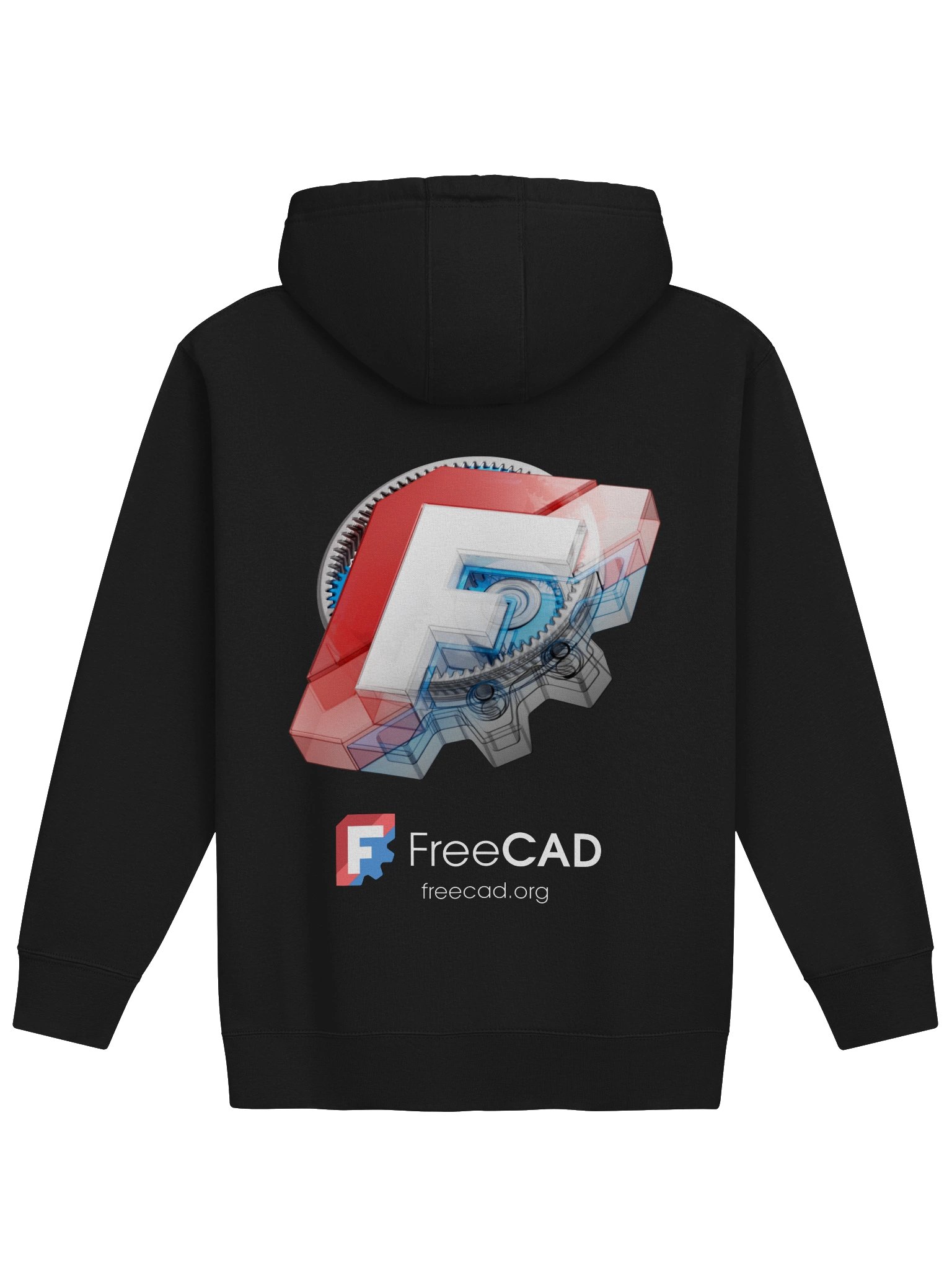 FreeCAD Hoodie - Black product image (2)