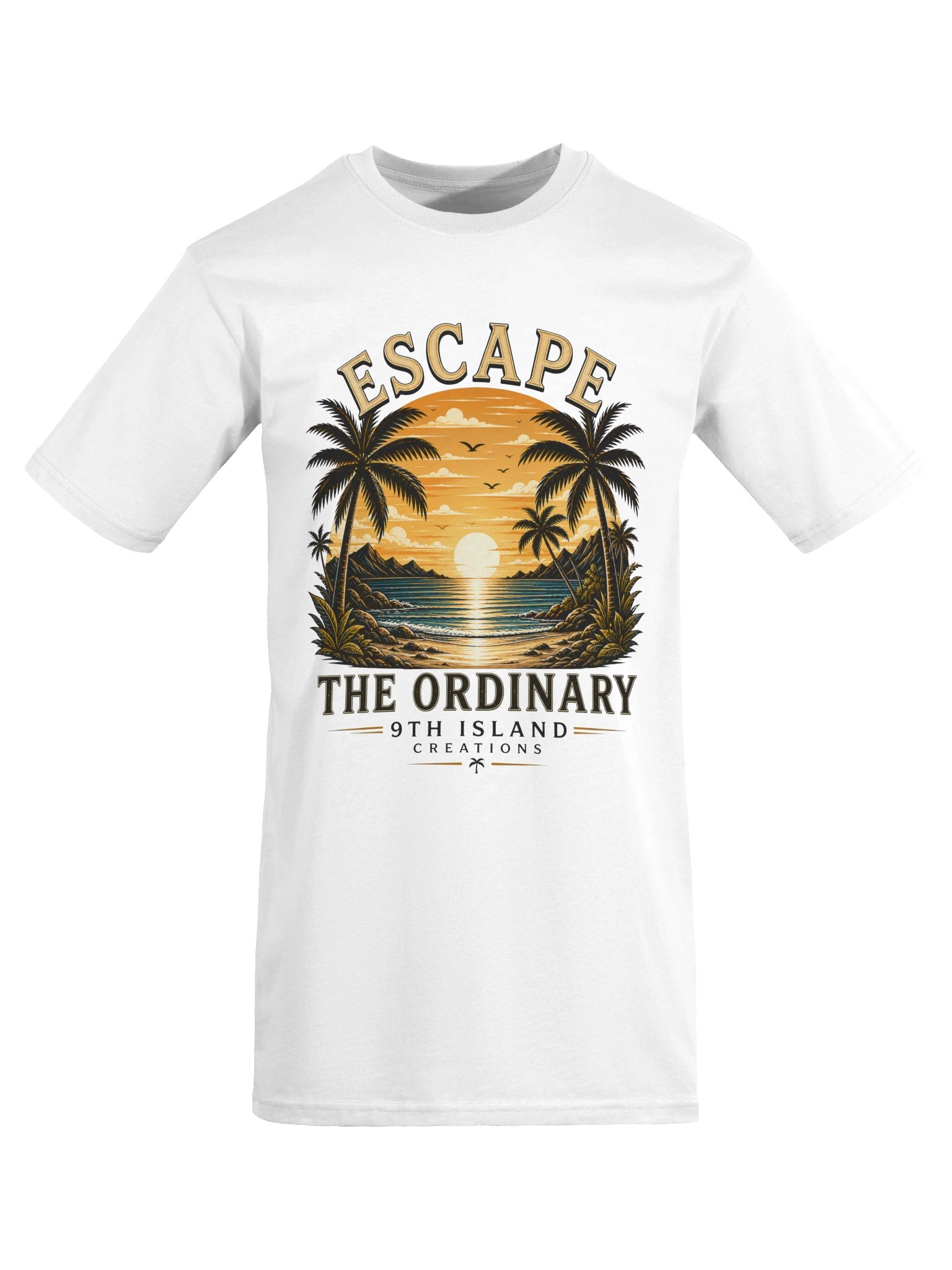 Escape the Ordinary — Sunset Palm Heavyweight Tee product image (51)