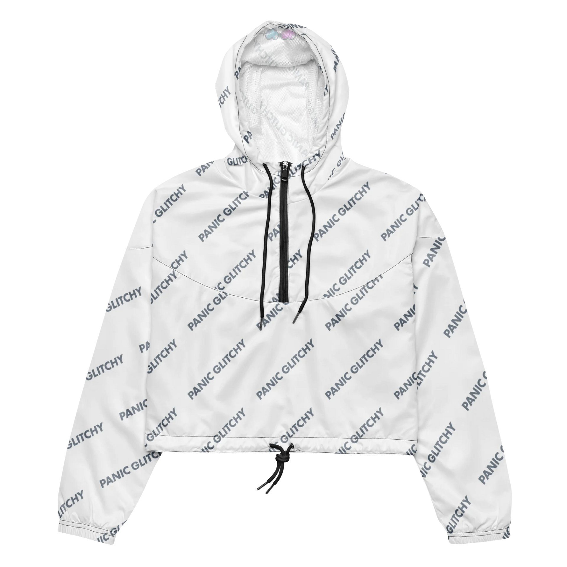 Just Panic/Just Glitchy crop windbreaker product image (1)
