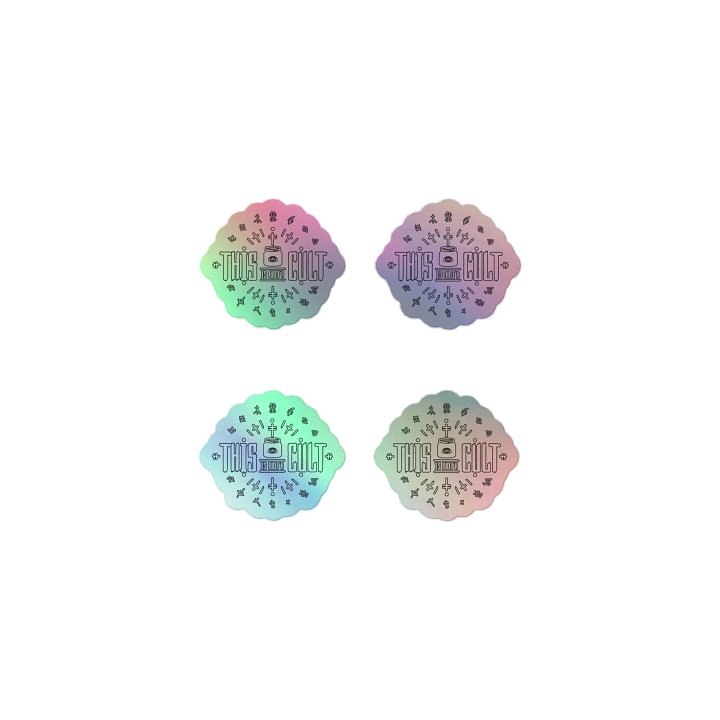 This Is Not a Cult - Kiss-Cut Holographic Sticker Sheet product image (1)