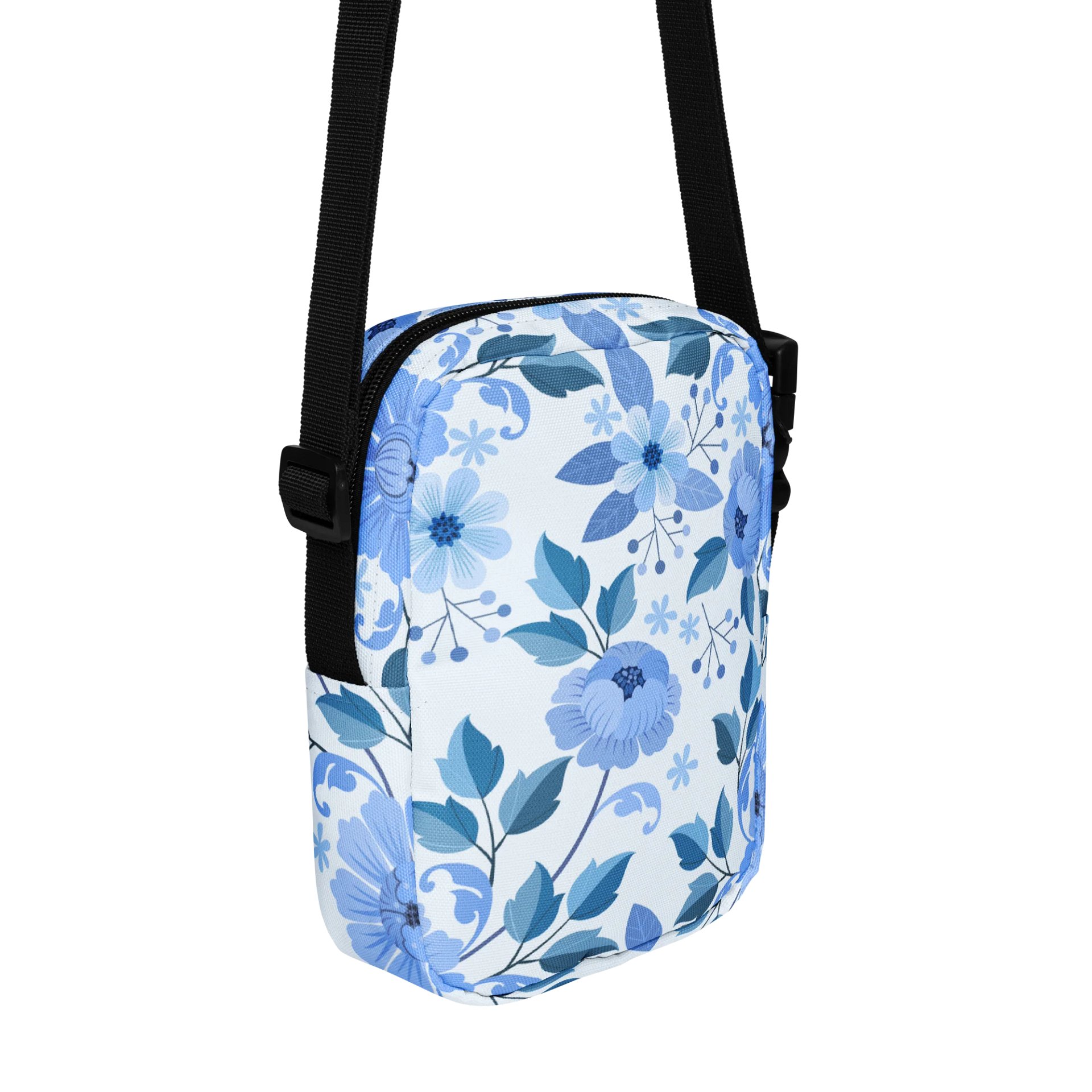 Blue Floral Harmony Crossbody Bag product image (4)