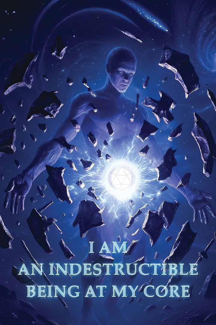 "I Am An Indestructible Being At My Core" | Hour of Power Series Poster 2 product image (1)