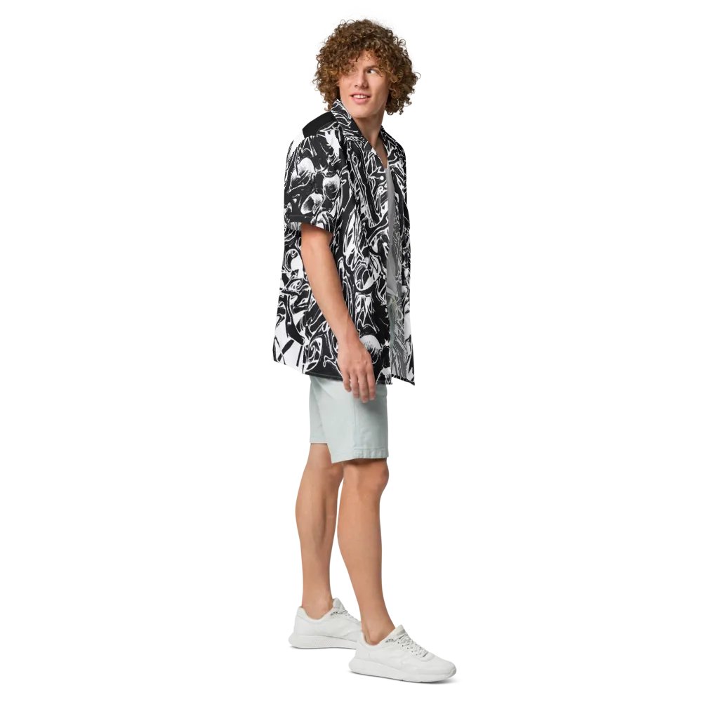 Gothic Tribal Fusion Hawaiian Shirt product image (11)