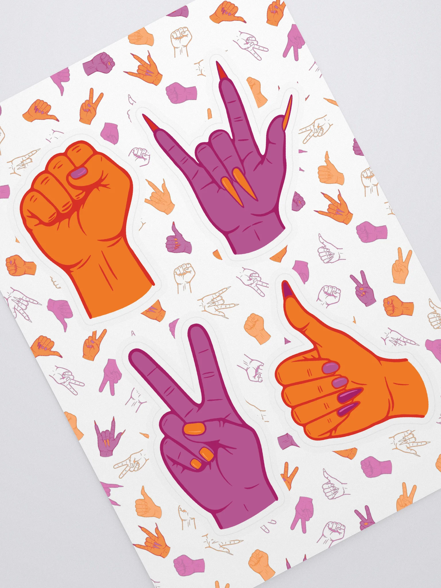 Hand Stuff Sticker Sheet product image (1)