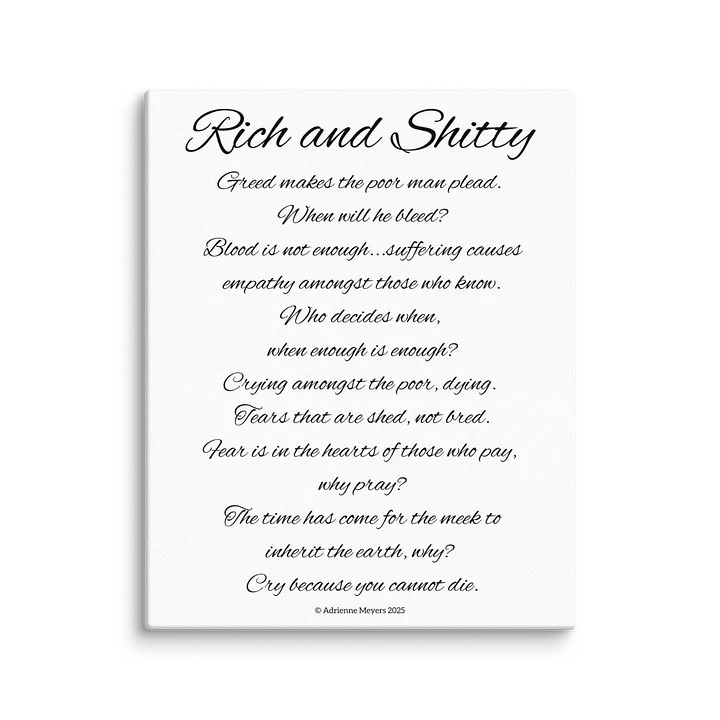 Rich & Shitty Poem product image (4)